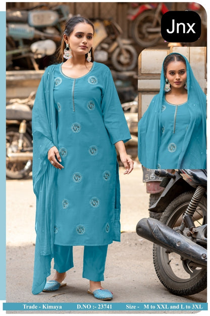 Kimaya Jnx Readymade Pant Style Suits Exporter