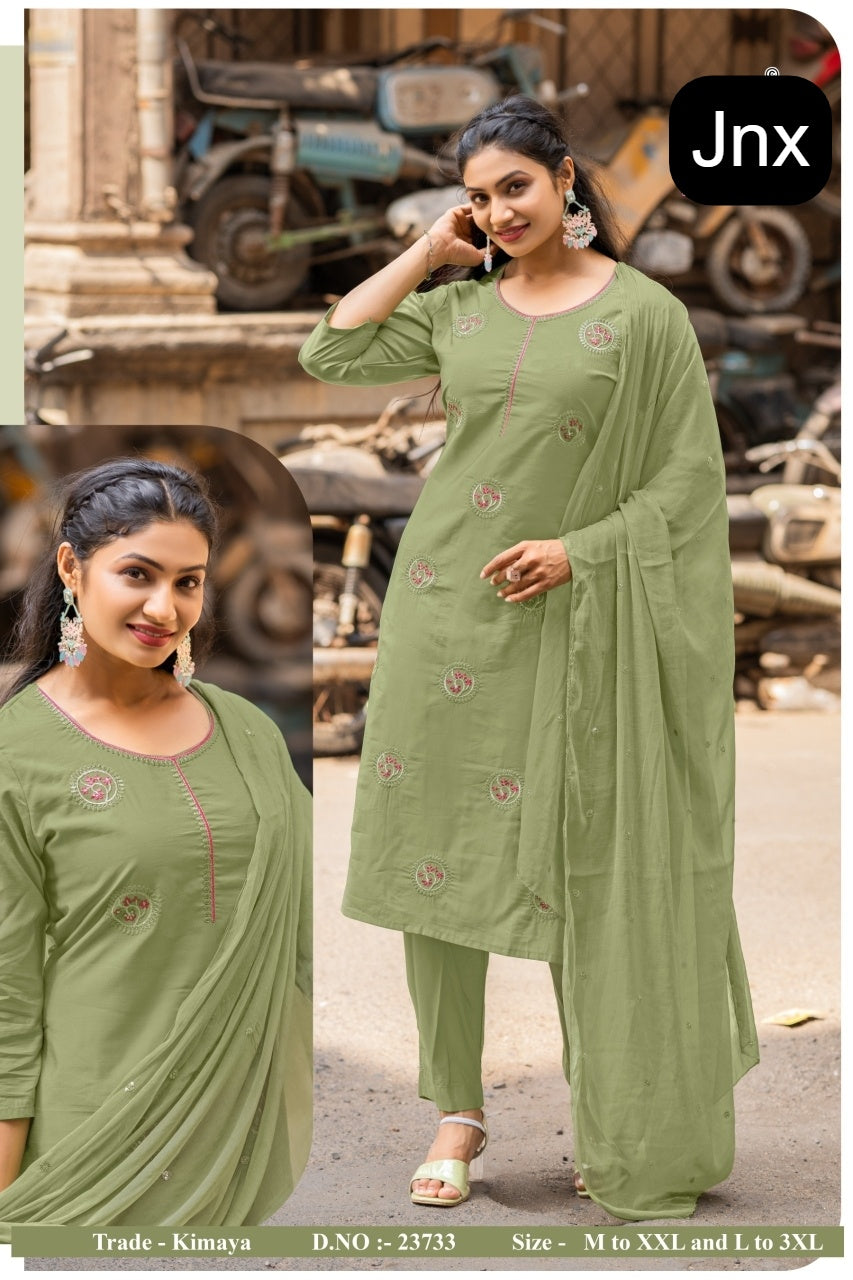Kimaya Jnx Readymade Pant Style Suits Exporter