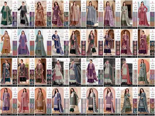 Kimaya Kavyakala Jacquard Karachi Pashmina Salwar Suits Wholesale Price