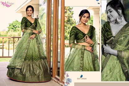 Kimaya Zeel Clothing Chinon Lehenga Choli Exporter