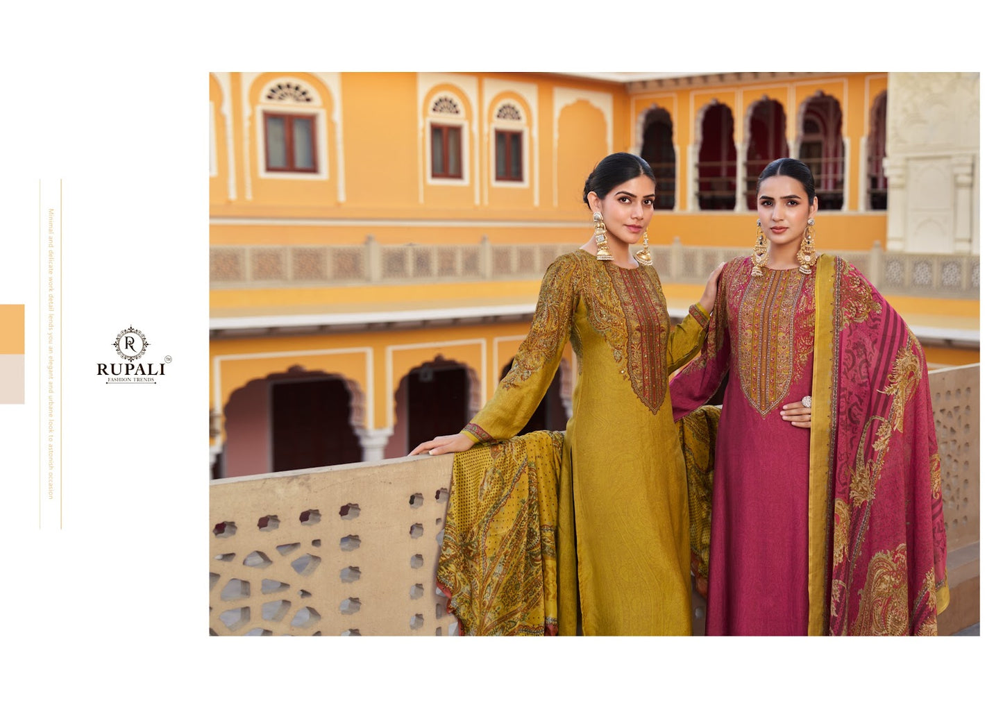 किम्बर्ली रूपाली शुद्ध मलमल पैंट स्टाइल सूट निर्यातक भारत