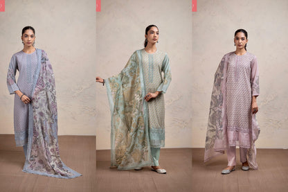 Kimor Naariti Mul Chanderi Pant Style Suits Exporter