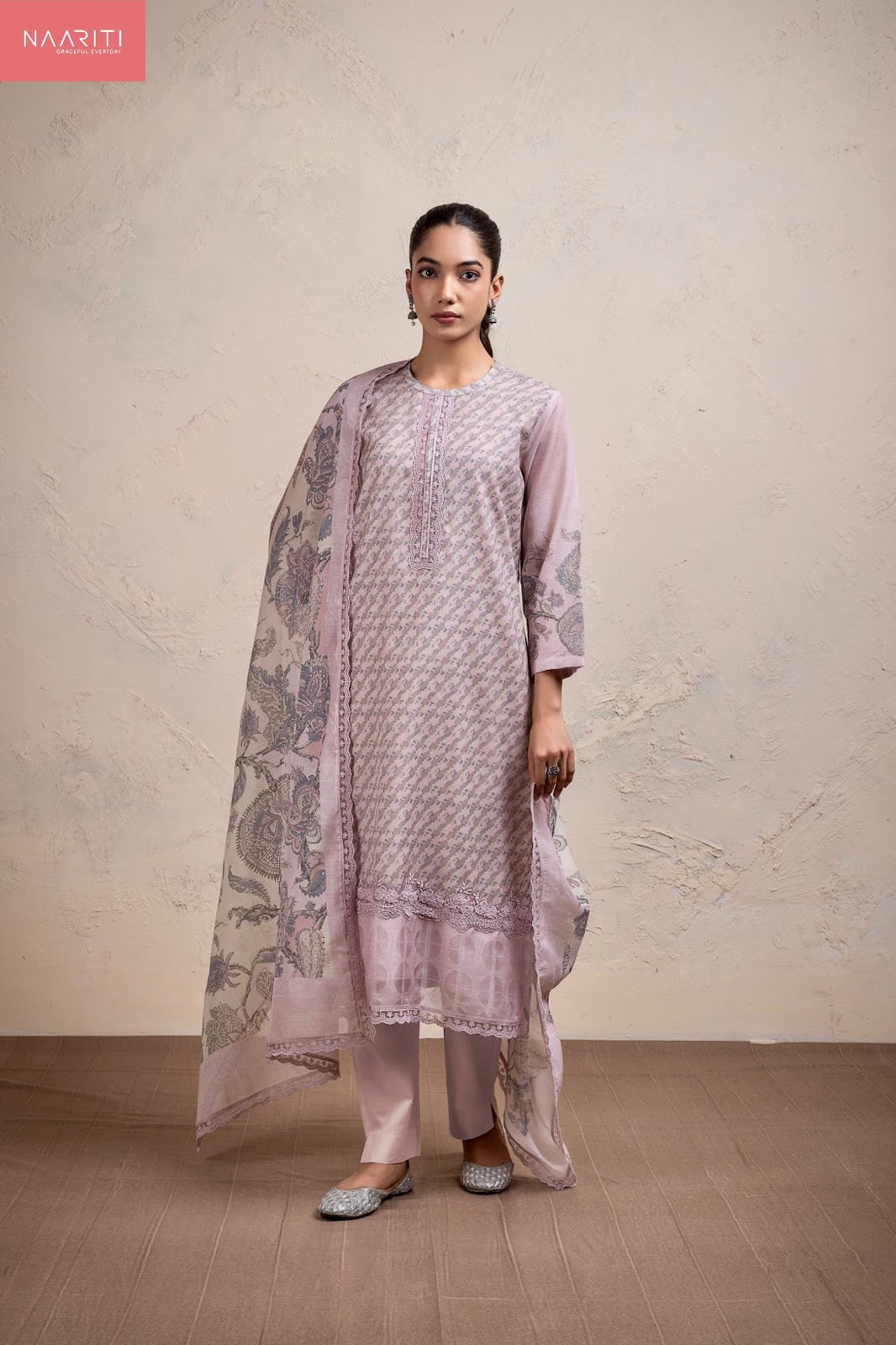 Kimor Naariti Mul Chanderi Pant Style Suits Exporter