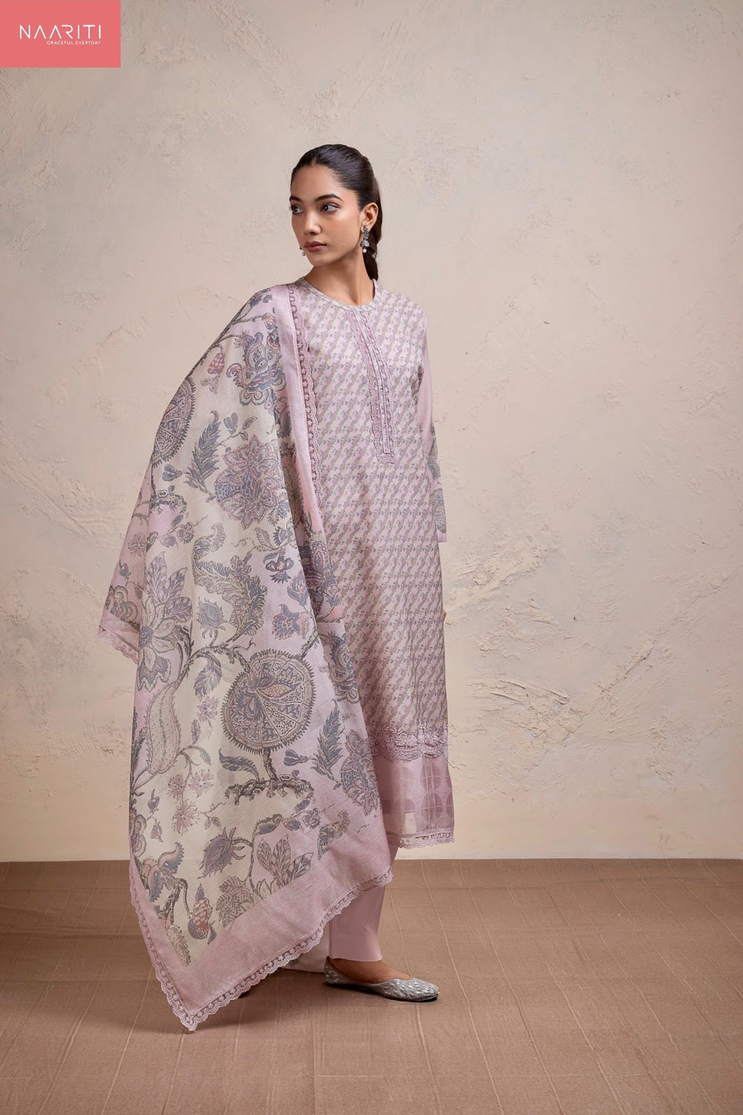 Kimor Naariti Mul Chanderi Pant Style Suits Exporter