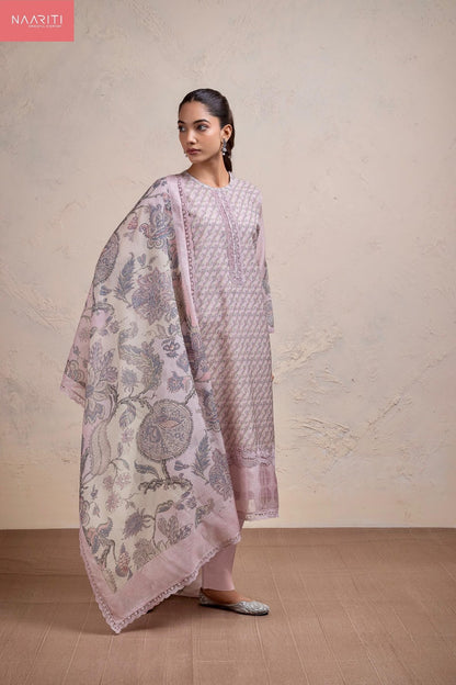 Kimor Naariti Mul Chanderi Pant Style Suits Exporter