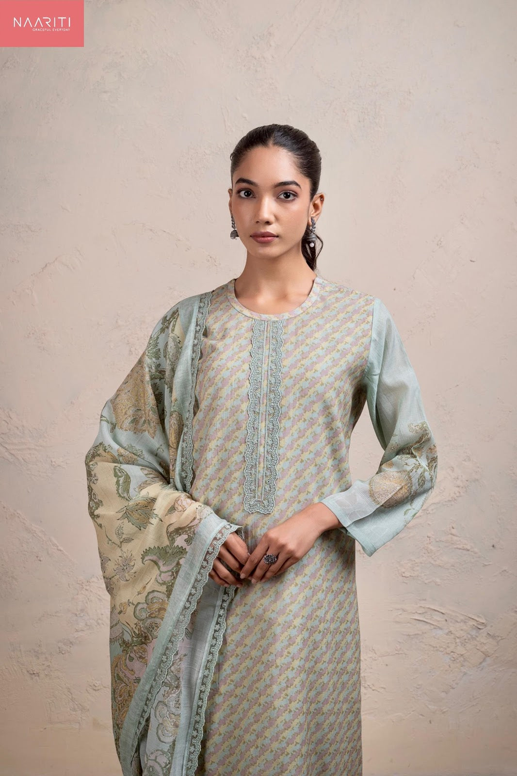 Kimor Naariti Mul Chanderi Pant Style Suits Exporter