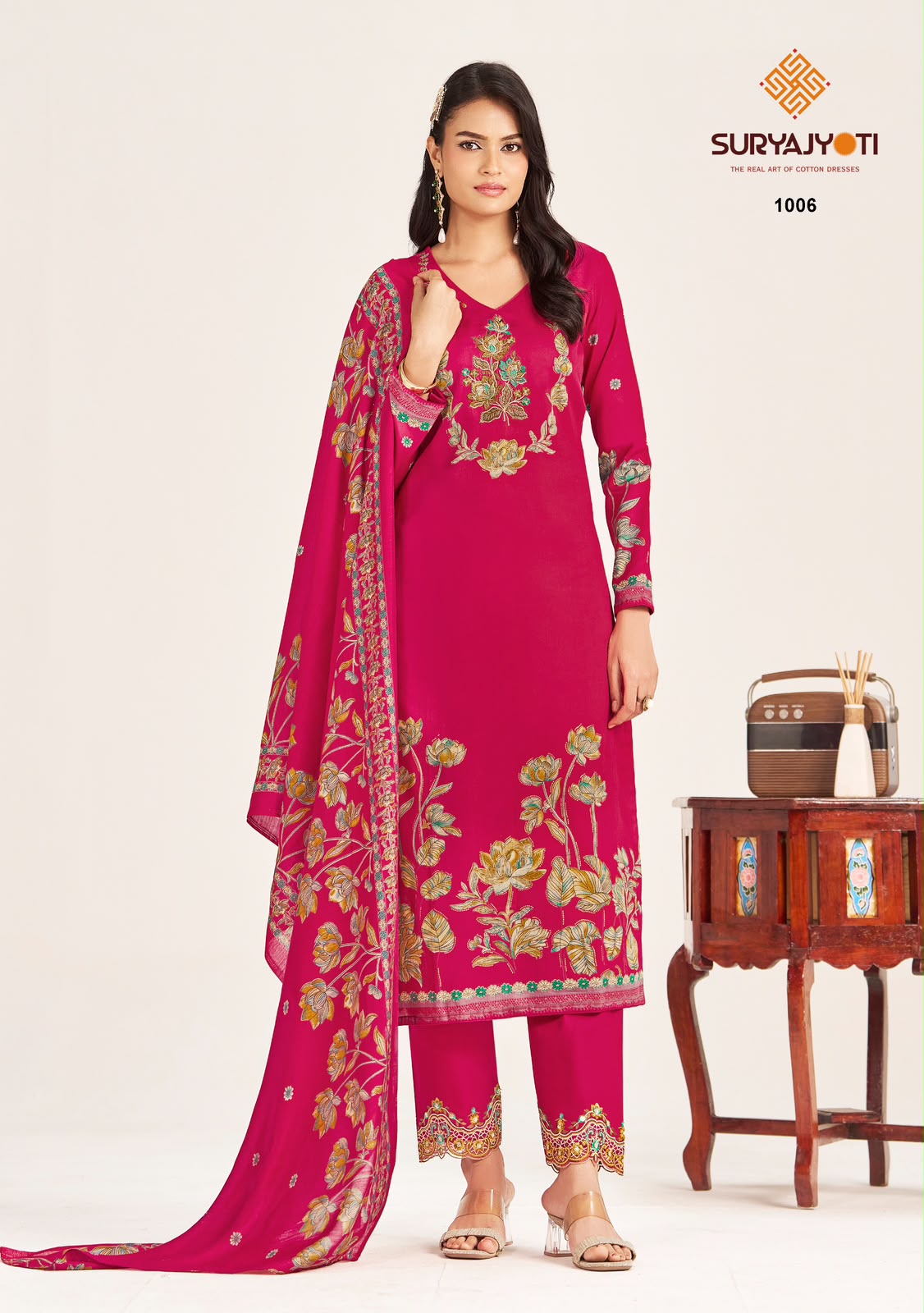 Kin Kini Vol 1 Suryajyoti Jam Satin Pant Style Suits Wholesaler India