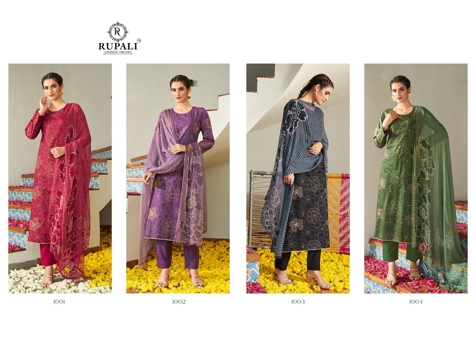 Kinara Rupali Cambric Pant Style Suits Supplier Ahmedabad