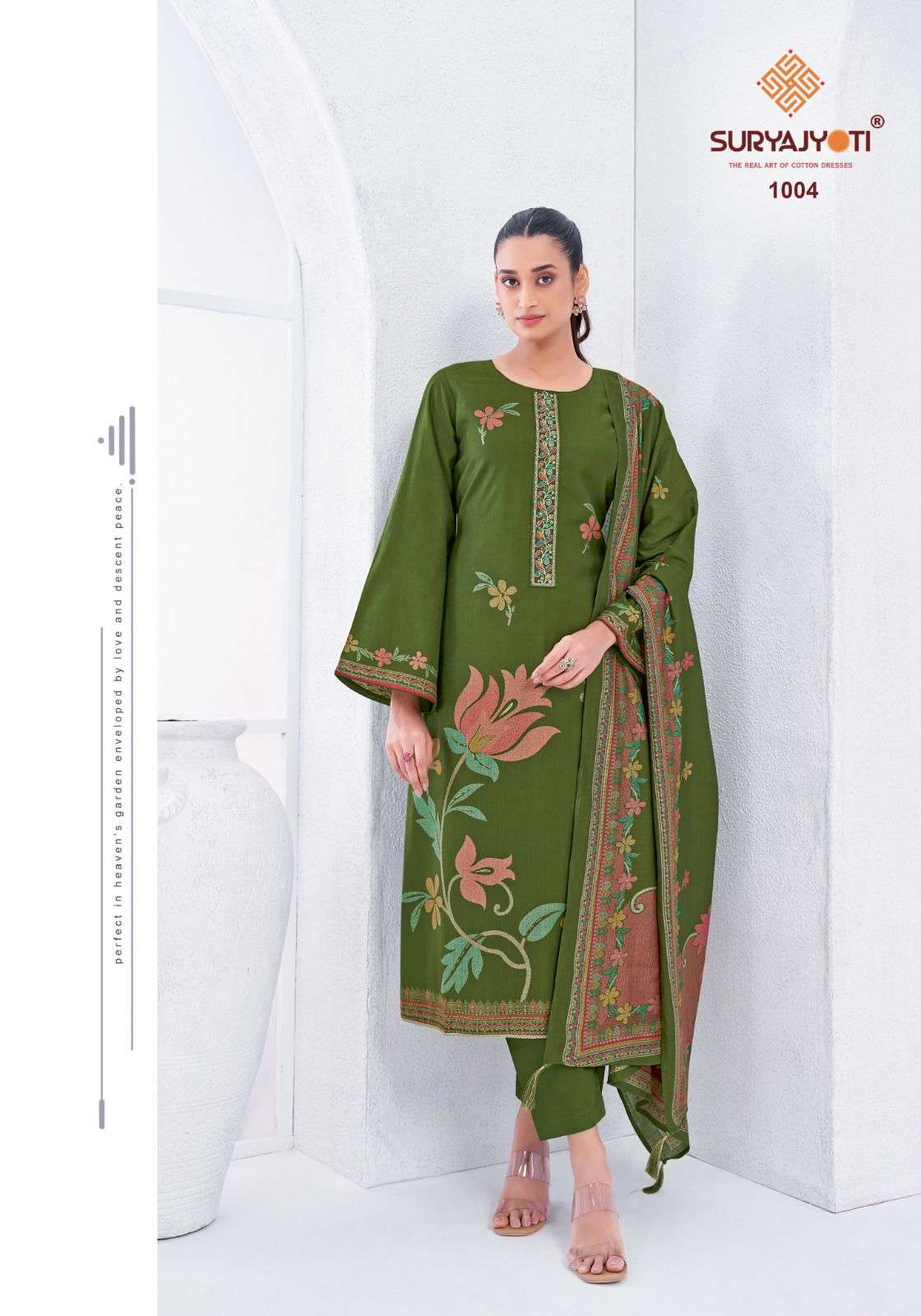 Kinal Vol 1 Suryajyoti Roman Pant Style Suits Wholesaler Ahmedabad