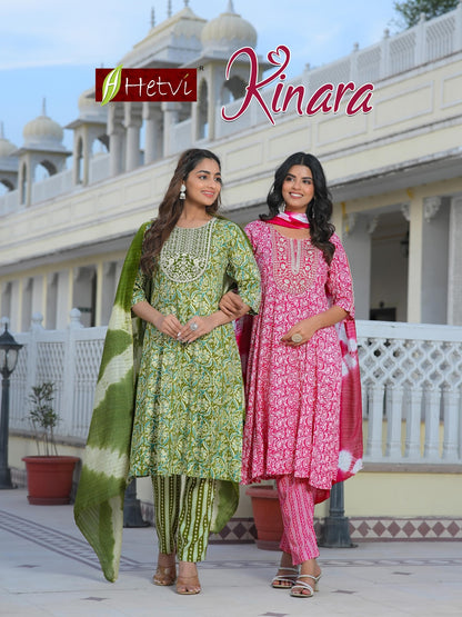 Kinara Hetvi Reyon Readymade Pant Style Suits Wholesaler Gujarat