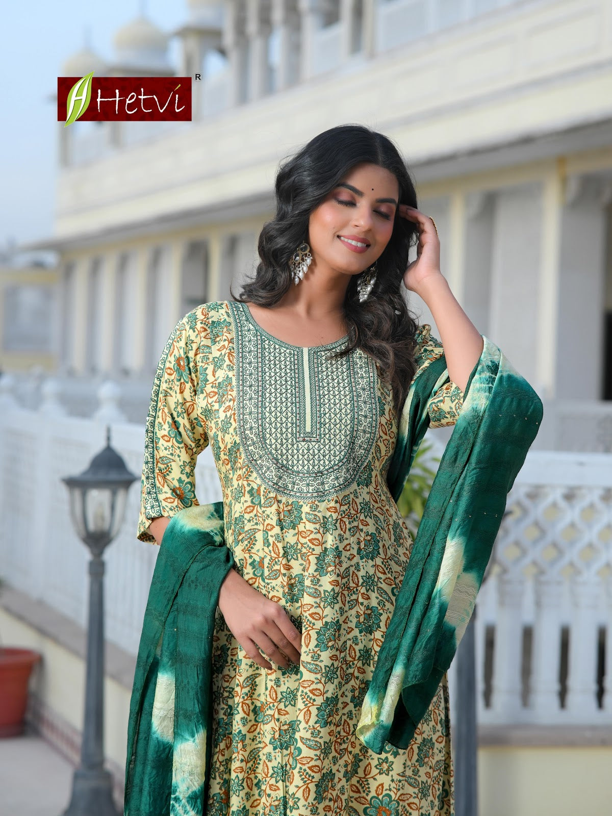 Kinara Hetvi Reyon Readymade Pant Style Suits Wholesaler Gujarat