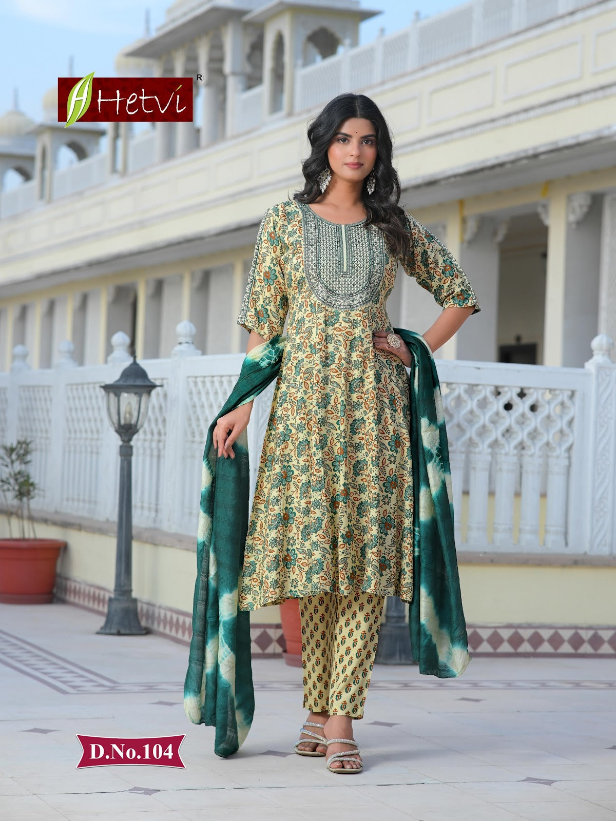 Kinara Hetvi Reyon Readymade Pant Style Suits Wholesaler Gujarat