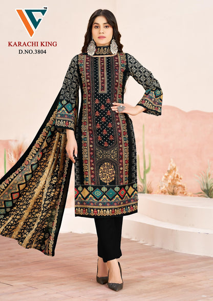 King Vol 38 Vandana Creation Mix Cotton Karachi Salwar Suits Manufacturer