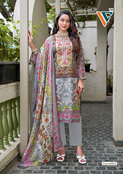 King Vol 44 Vandana Creation Mix Cotton Karachi Salwar Suits Supplier India
