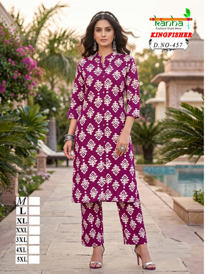 Kingfisher 060826 Kanha Liva Co Ord Set Exporter India