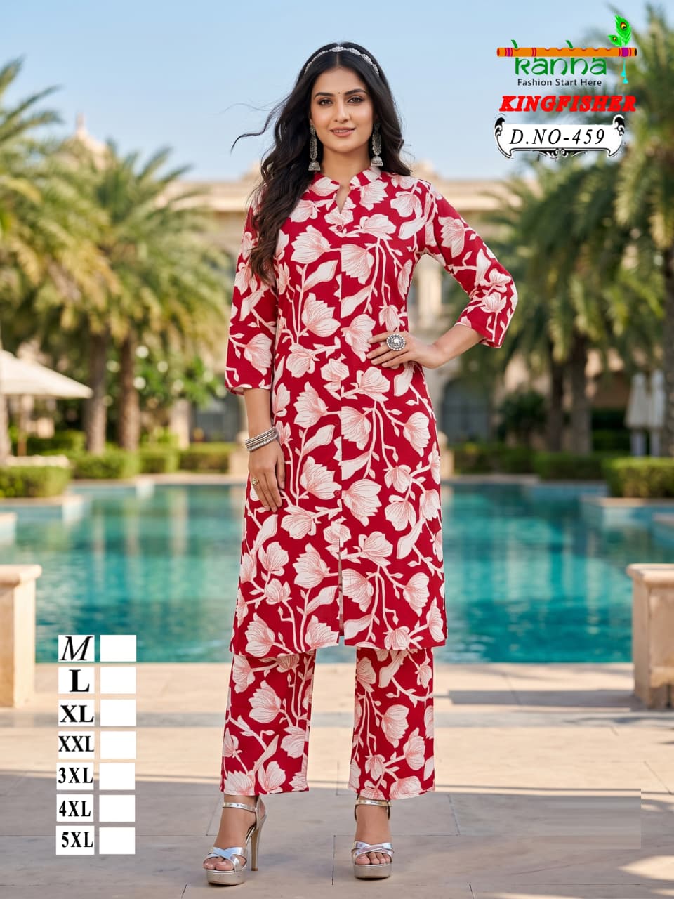 Kingfisher 060826 Kanha Liva Co Ord Set Exporter India