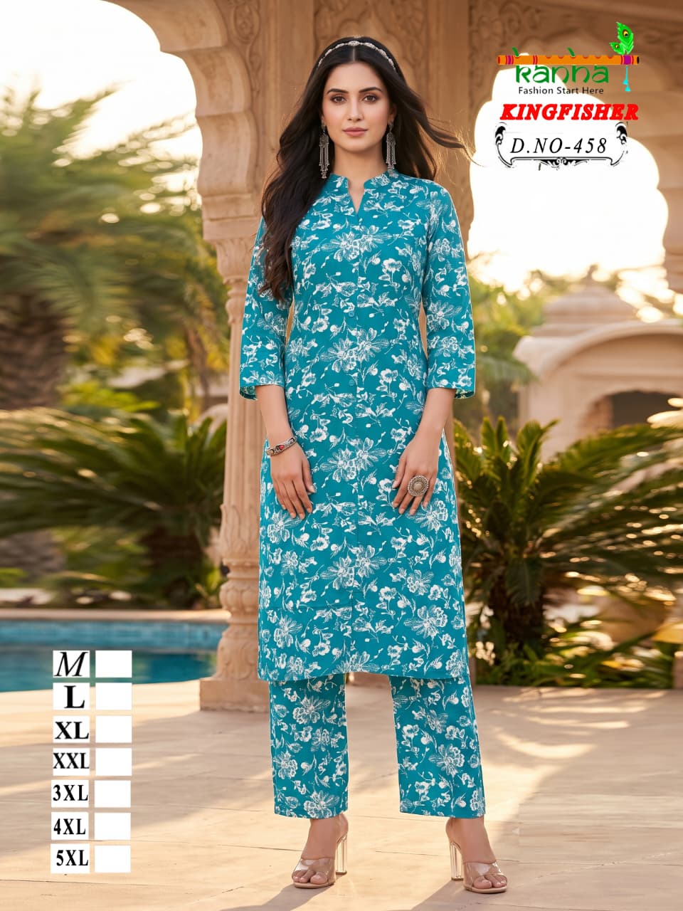 Kingfisher 060826 Kanha Liva Co Ord Set Exporter India
