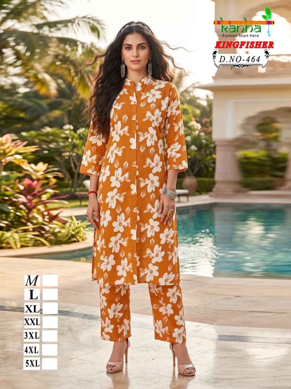 Kingfisher 060826 Kanha Liva Co Ord Set Exporter India