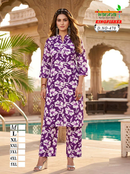 Kingfisher 060826 Kanha Liva Co Ord Set Exporter India