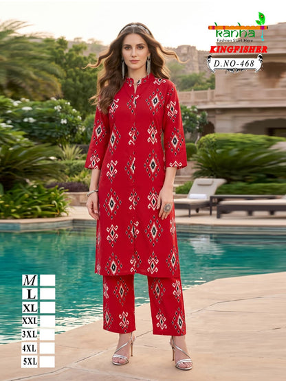 Kingfisher 060826 Kanha Liva Co Ord Set Exporter India