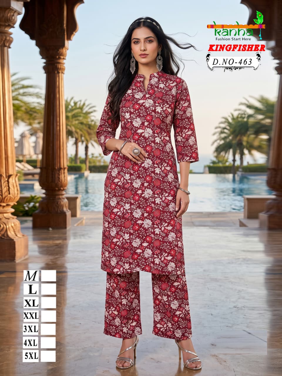 Kingfisher 060826 Kanha Liva Co Ord Set Exporter India