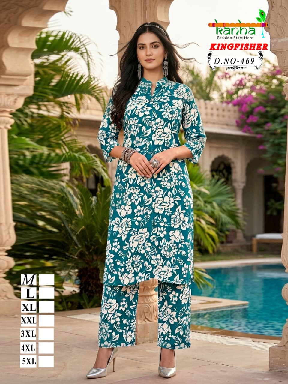 Kingfisher 060826 Kanha Liva Co Ord Set Exporter India