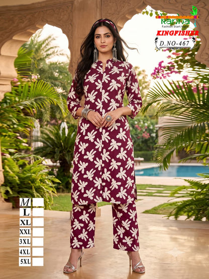 Kingfisher 060826 Kanha Liva Co Ord Set Exporter India