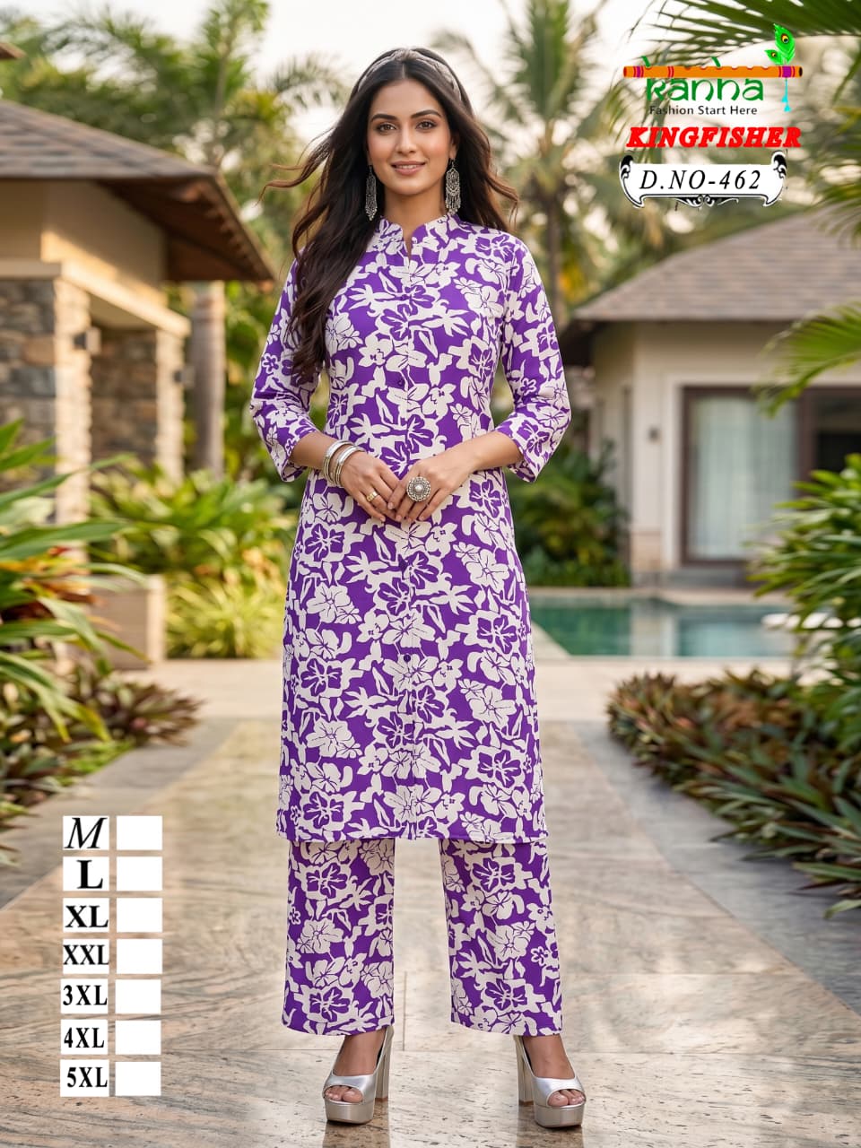 Kingfisher 060826 Kanha Liva Co Ord Set Exporter India