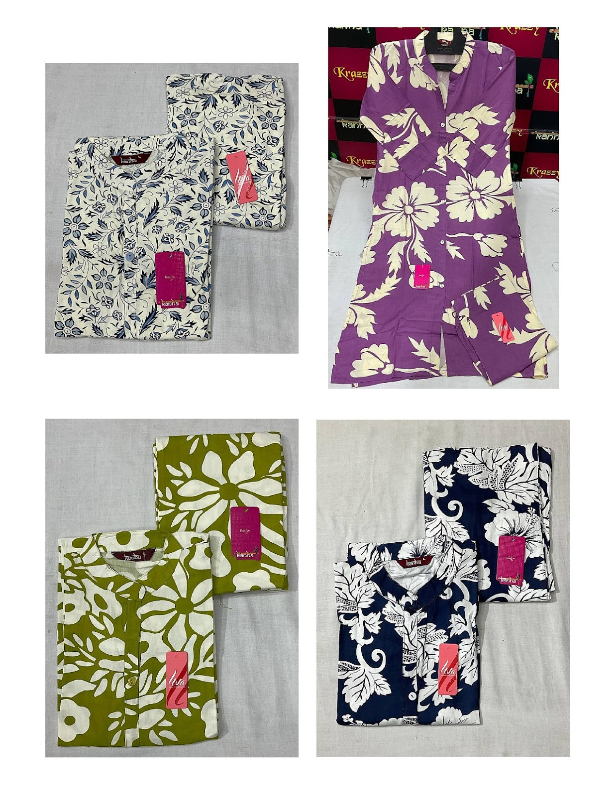 Kingfisher 1808 Kanha Reyon Co Ord Set Supplier Ahmedabad