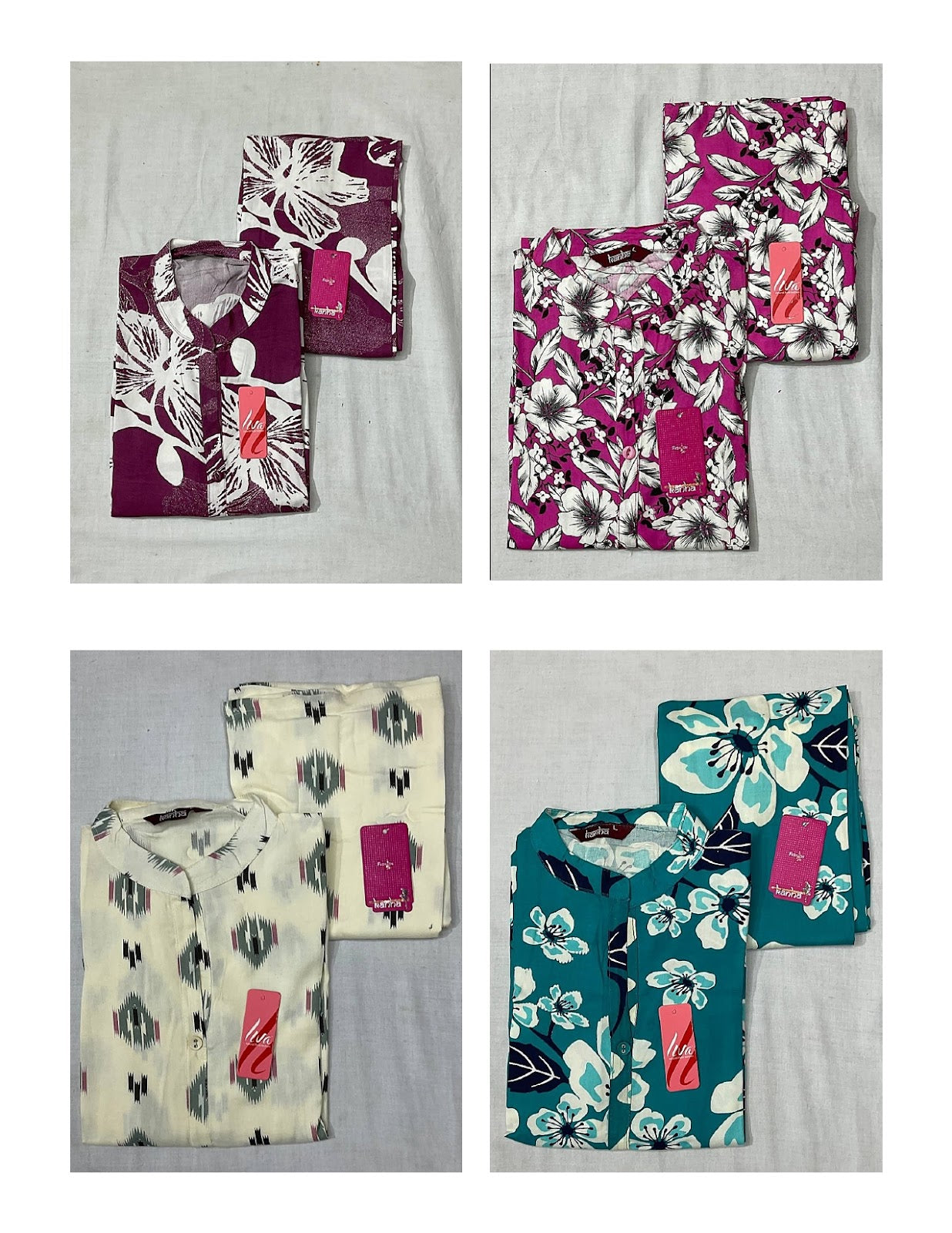 Kingfisher 1808 Kanha Reyon Co Ord Set Supplier Ahmedabad