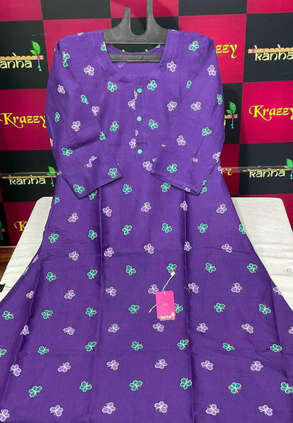 Kingfisher Kanha Slub Kurtis Wholesale Price