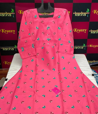 Kingfisher Kanha Slub Kurtis Wholesale Price