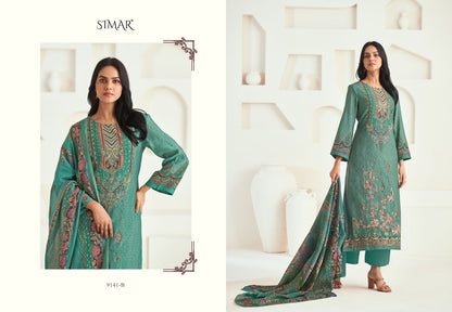 Kinjal Simar Muslin Pant Style Suits Wholesale