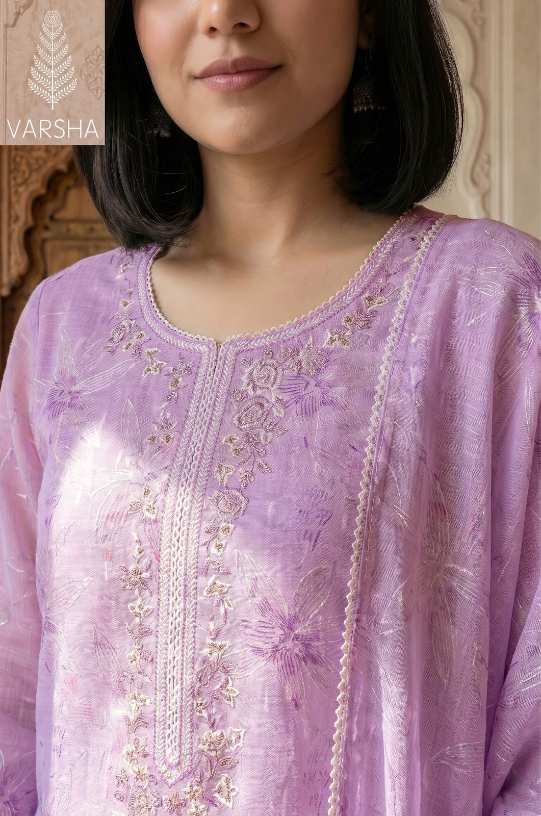 Kinzo Varshaa Cotton Linen Pant Style Suits Manufacturer Ahmedabad