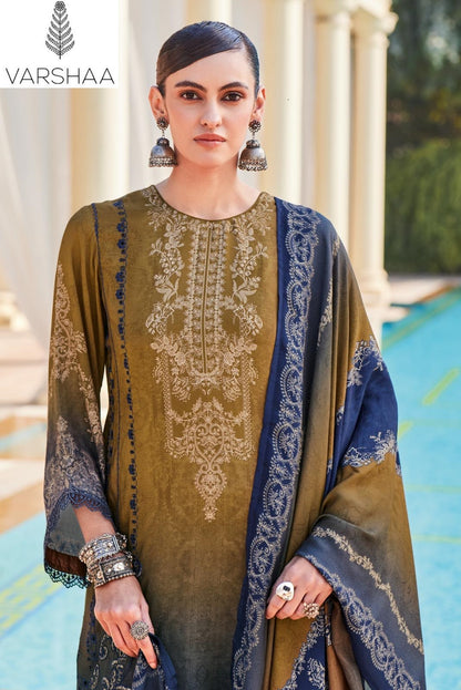 Kior Varshaa Viscose Muslin Pant Style Suits Wholesale Price