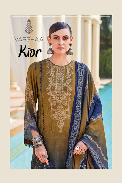 Kior Varshaa Viscose Muslin Pant Style Suits Wholesale Price
