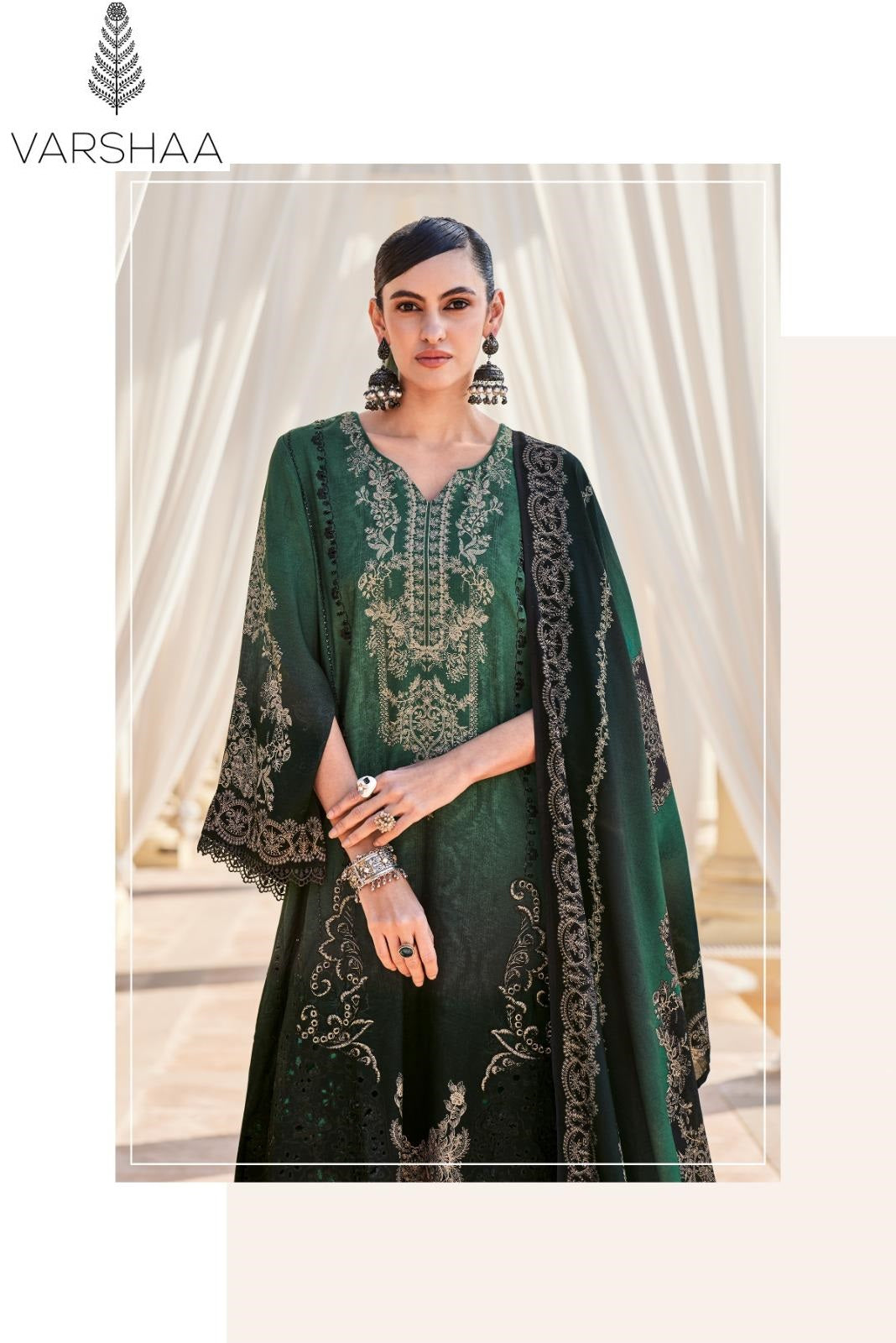 Kior Varshaa Viscose Muslin Pant Style Suits Wholesale Price