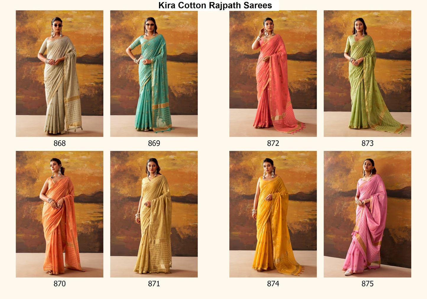 Kira Cotton Rajpath Sarees Wholesaler India