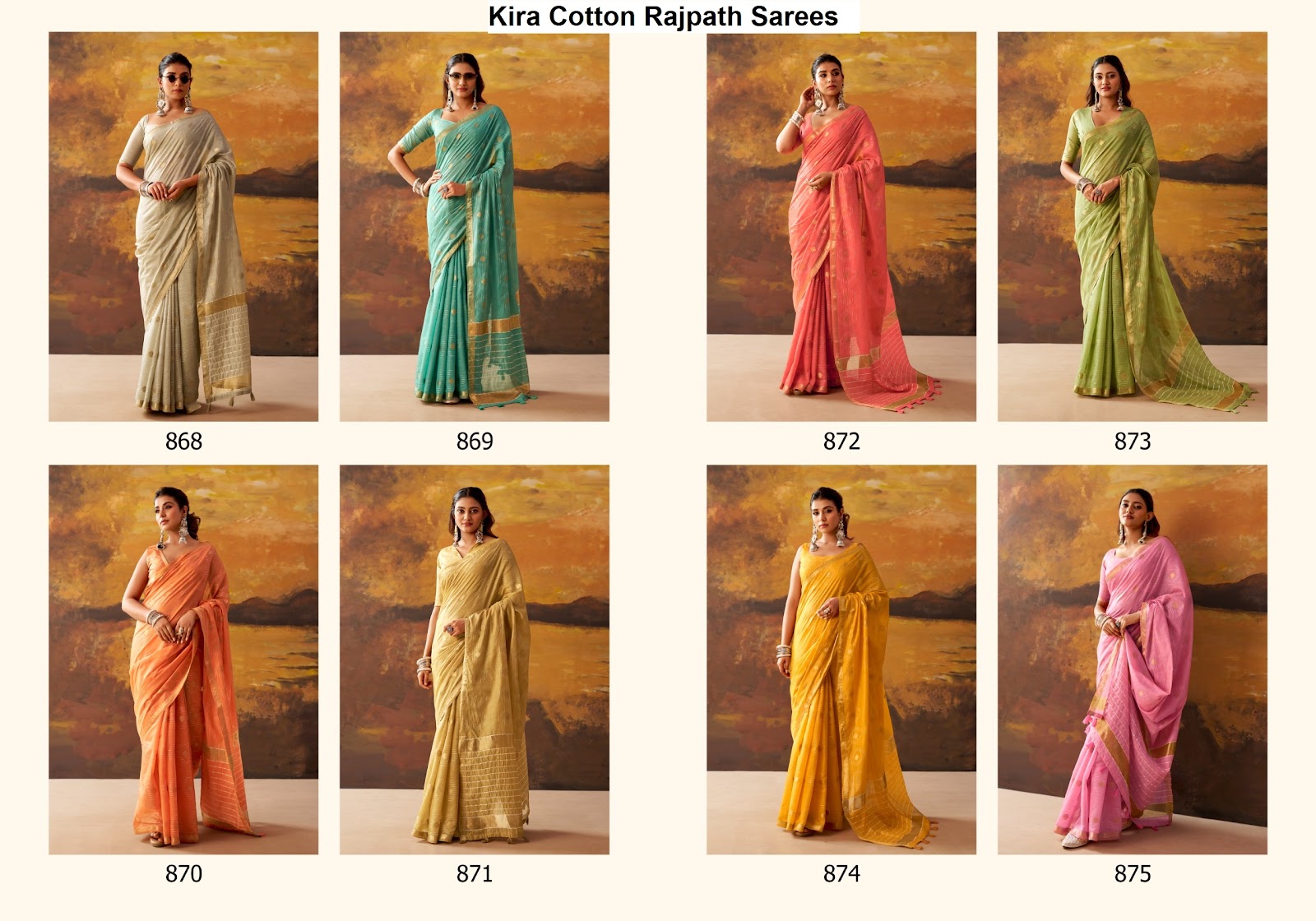 Kira Cotton Rajpath Sarees Wholesaler India