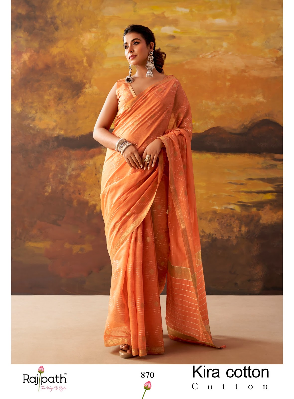 Kira Cotton Rajpath Sarees Wholesaler India