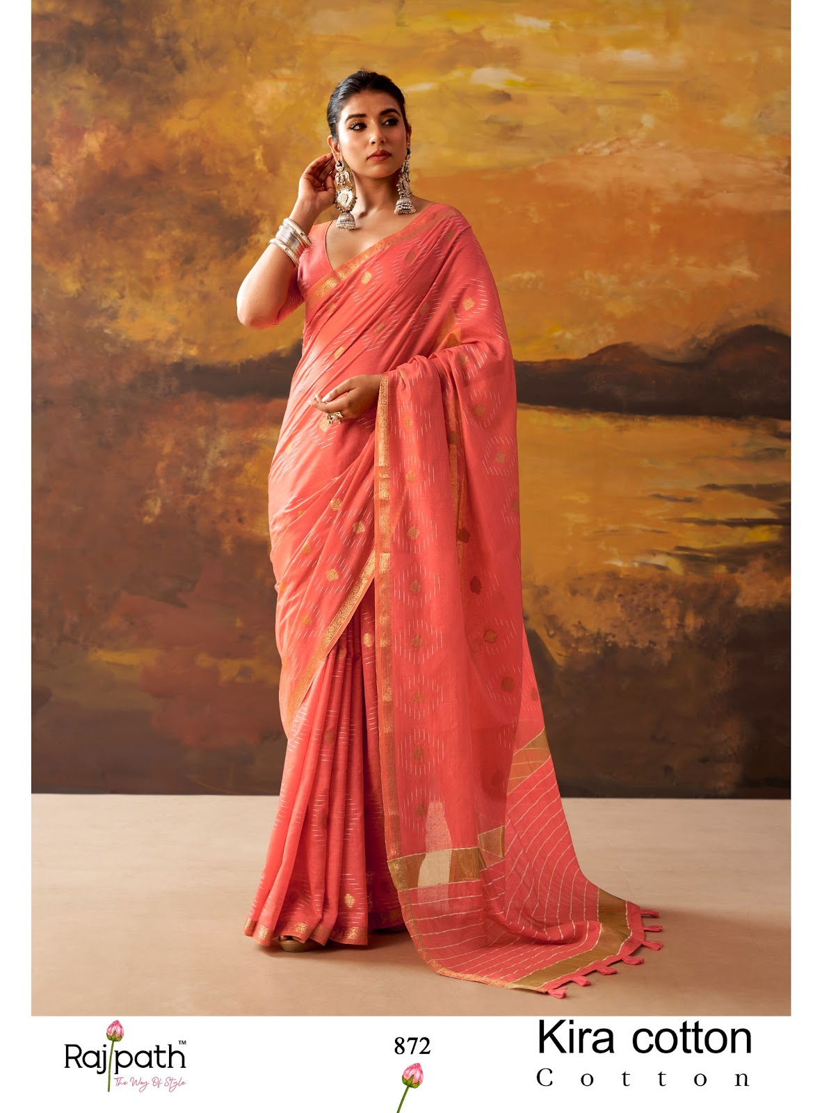 Kira Cotton Rajpath Sarees Wholesaler India