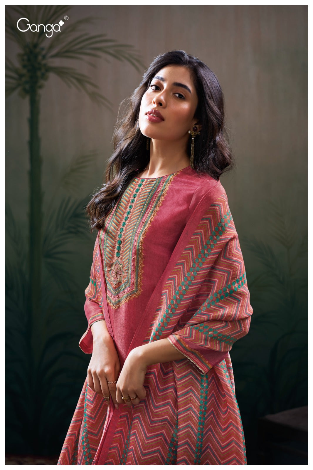 Kirthvi 3103 Ganga Premium Bemberg Plazzo Style Suits Supplier