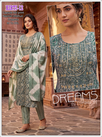 Kirti Infinity Capsule Readymade Pant Style Suits Exporter Ahmedabad