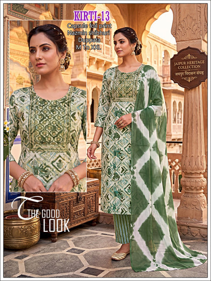 Kirti Infinity Capsule Readymade Pant Style Suits Exporter Ahmedabad