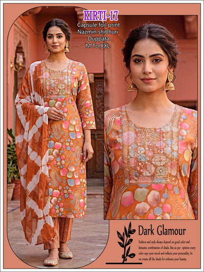 Kirti Infinity Capsule Readymade Pant Style Suits Exporter Ahmedabad