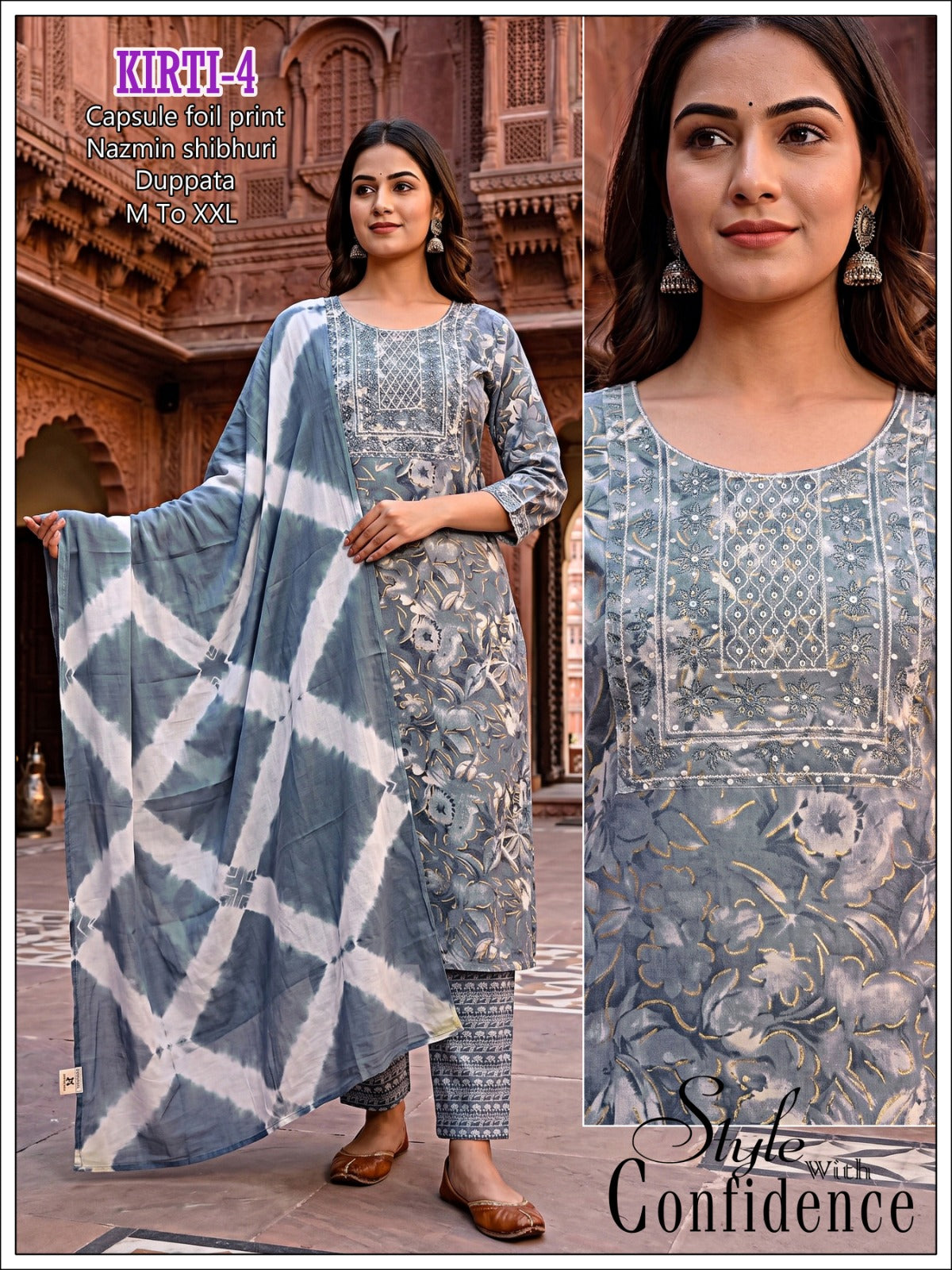 Kirti Infinity Capsule Readymade Pant Style Suits Exporter Ahmedabad