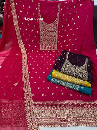 Kirti Nayandeep Organza Salwar Suits Wholesaler