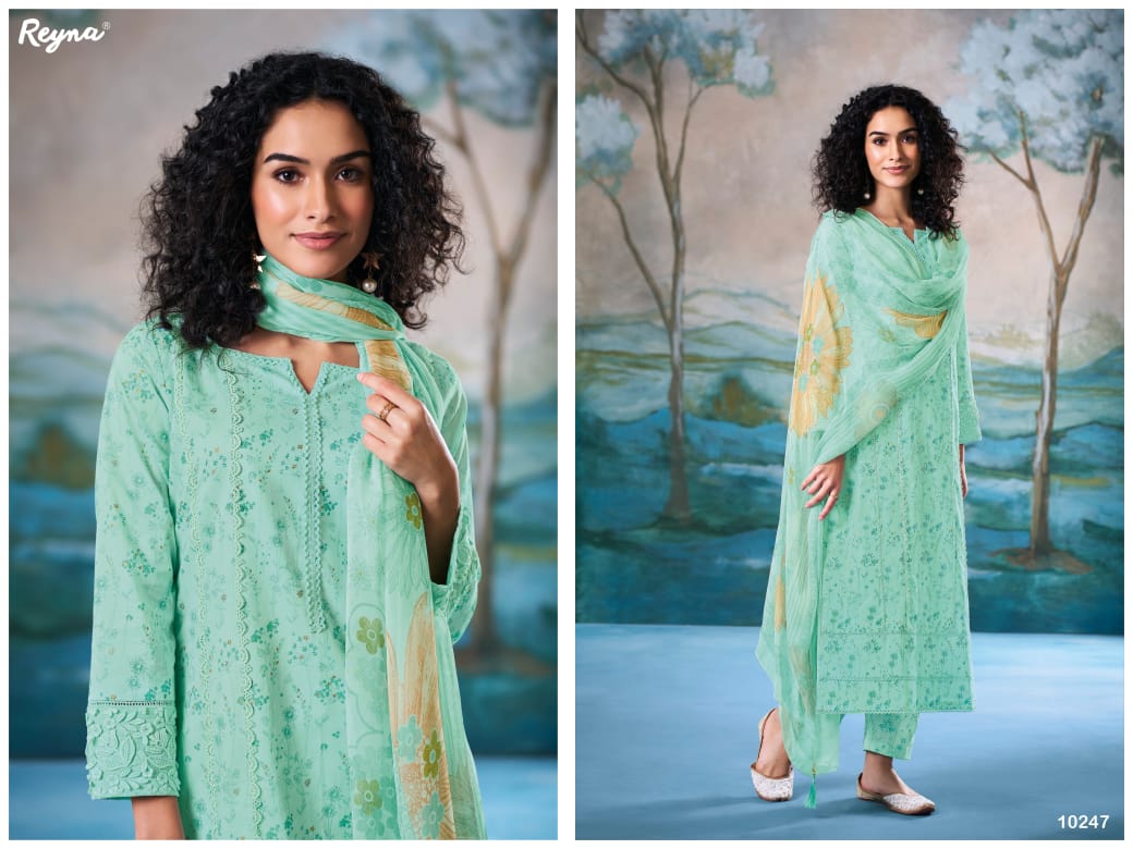 Kirti Reyna Cotton Pant Style Suits Manufacturer India