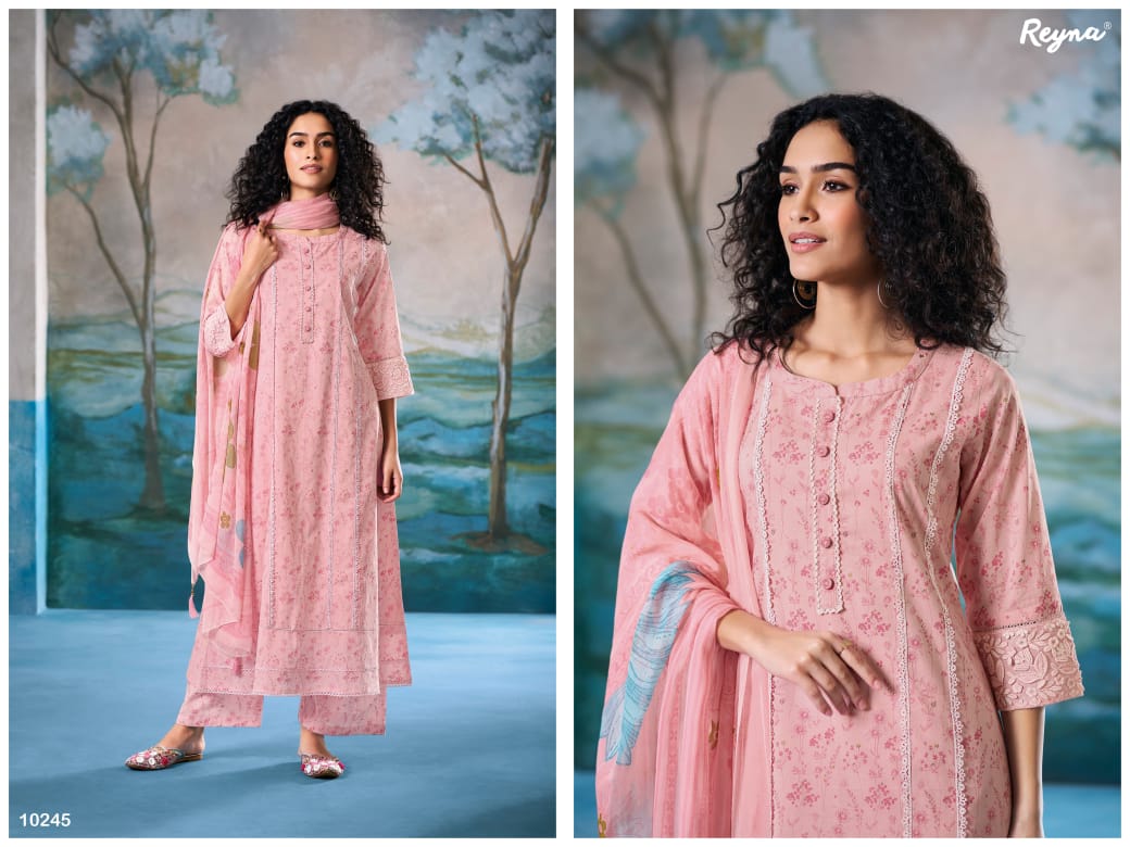 Kirti Reyna Cotton Pant Style Suits Manufacturer India