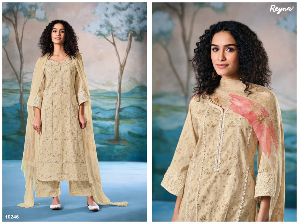 Kirti Reyna Cotton Pant Style Suits Manufacturer India